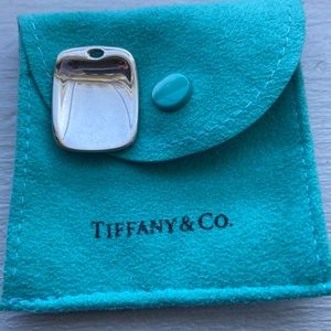 Tiffany & Co Elsa Peretti Silver Square Shovel Pendant